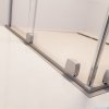 Radaway Furo Kdj Brushed Nickel kabina 150x70cm prawa szczotkowany nikiel 10104772-91-01R/10110730-01-01/10113070-01-01